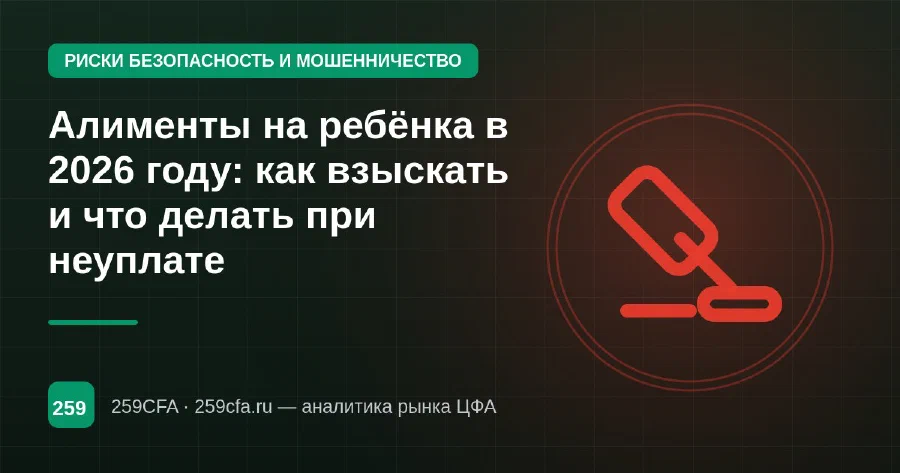 Алименты на ребёнка в 2026 году: как взыскать и что делать при неуплате