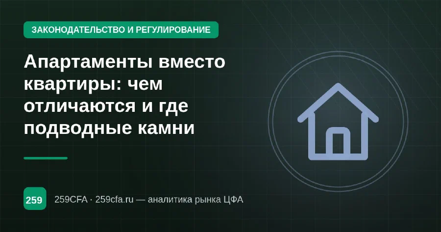 Апартаменты вместо квартиры: чем отличаются и где подводные камни
