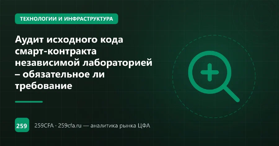 Аудит исходного кода смарт-контракта независимой лабораторией – обязательное ли требование
