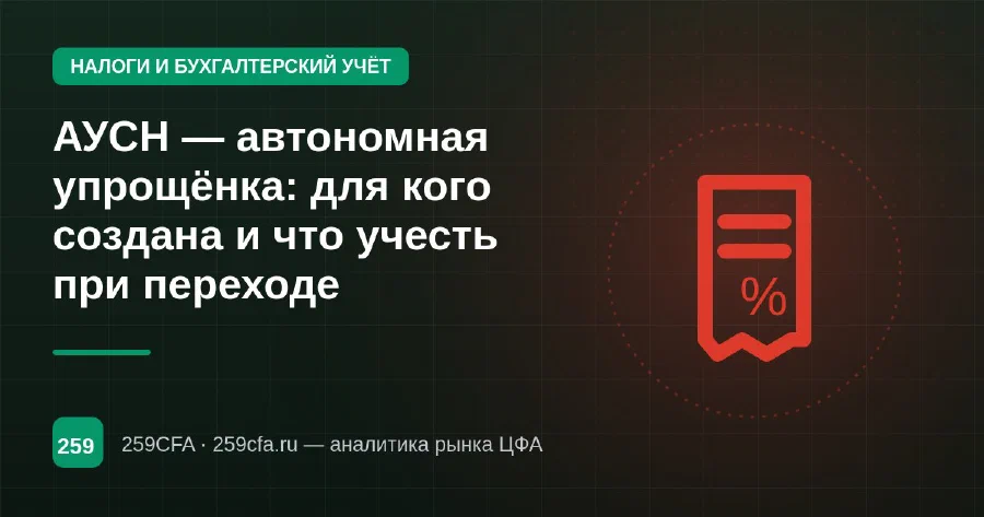 АУСН — автономная упрощёнка: для кого создана и что учесть при переходе