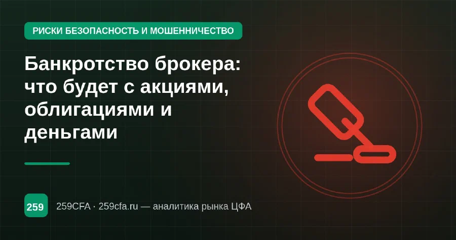 Банкротство брокера: что будет с акциями, облигациями и деньгами