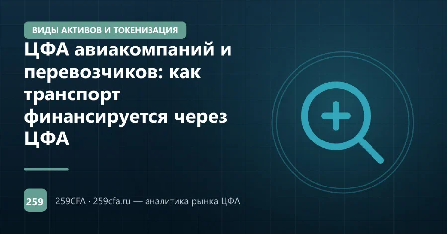 ЦФА авиакомпаний и перевозчиков: как транспорт финансируется через ЦФА