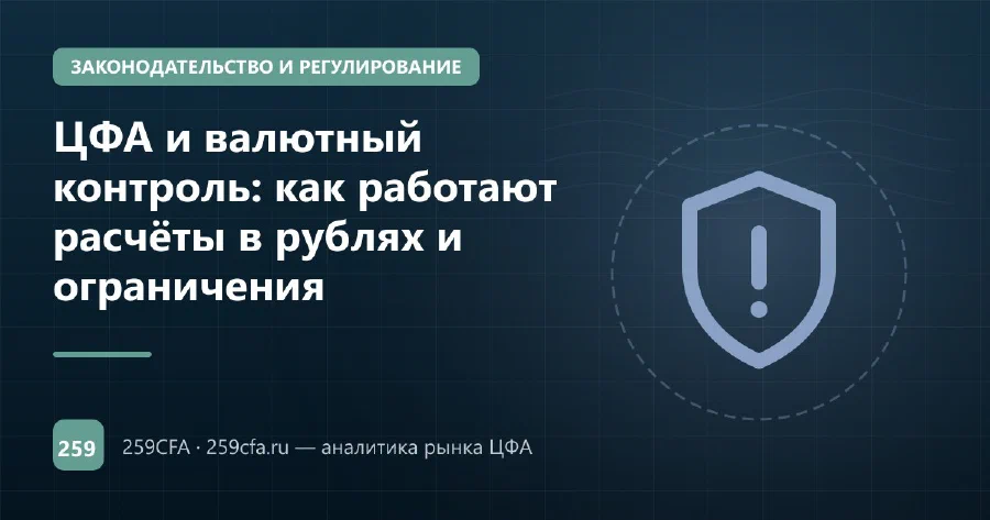 ЦФА и валютный контроль: как работают расчёты в рублях и ограничения