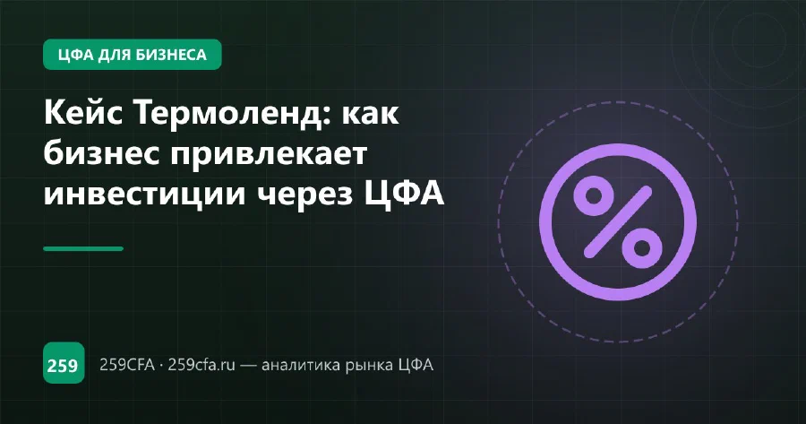 Кейс Термоленд: как бизнес привлекает инвестиции через ЦФА