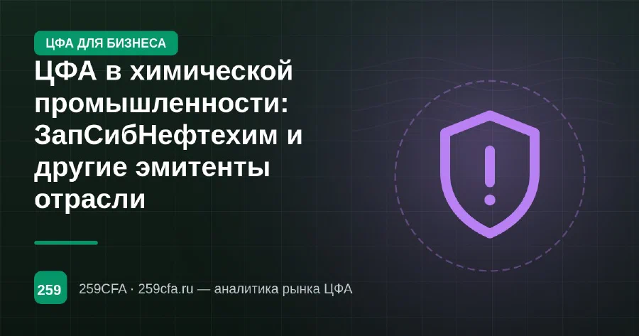 ЦФА в химической промышленности: ЗапСибНефтехим и другие эмитенты отрасли