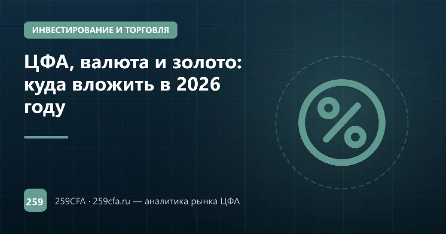 ЦФА, валюта и золото: куда вложить в 2026 году