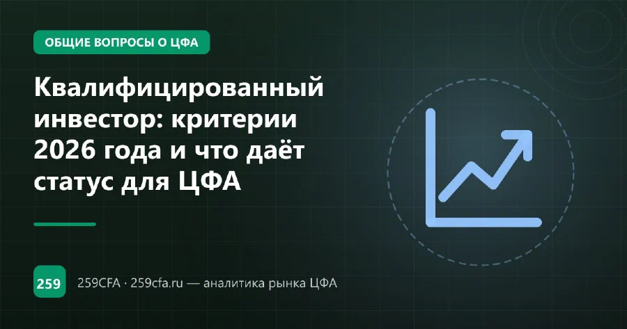 Квалифицированный инвестор: критерии 2026 года и что даёт статус для ЦФА