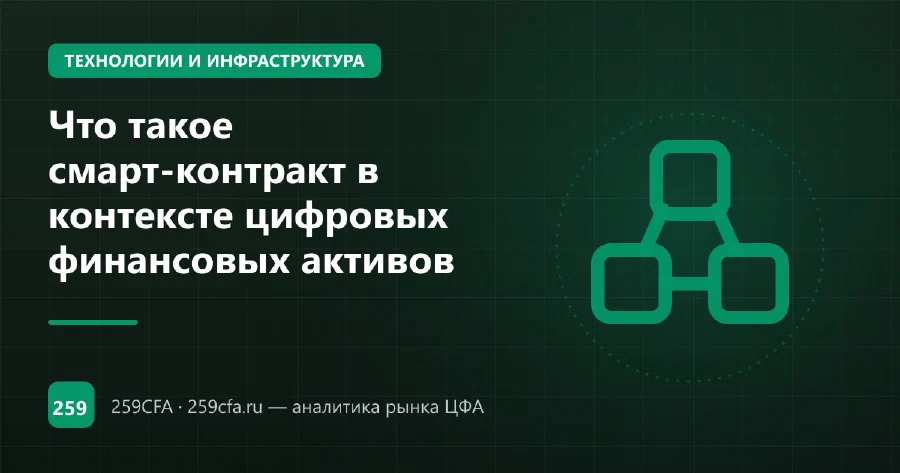 Что такое смарт-контракт в контексте цифровых финансовых активов