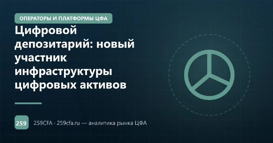 Цифровой депозитарий: новый участник инфраструктуры цифровых активов