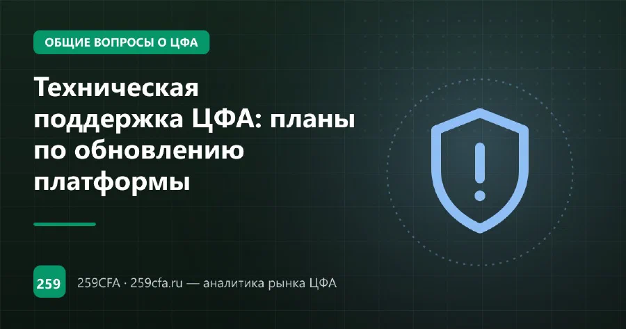 Техническая поддержка ЦФА: планы по обновлению платформы