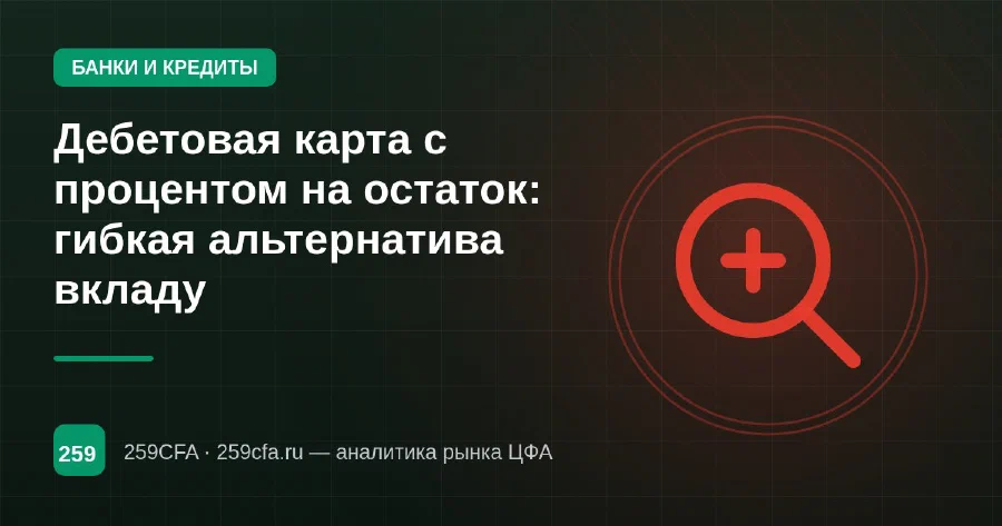 Дебетовая карта с процентом на остаток: гибкая альтернатива вкладу