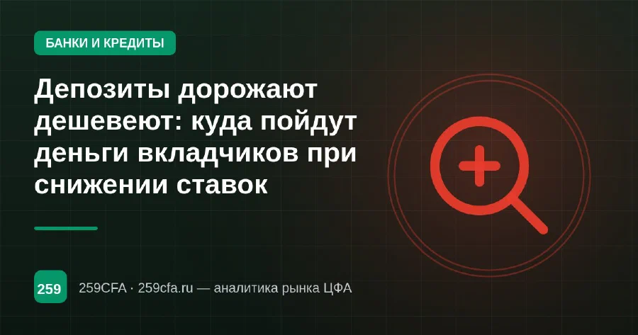 Депозиты дорожают дешевеют: куда пойдут деньги вкладчиков при снижении ставок