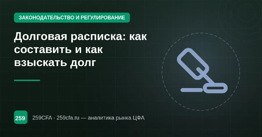 Долговая расписка: как составить и как взыскать долг