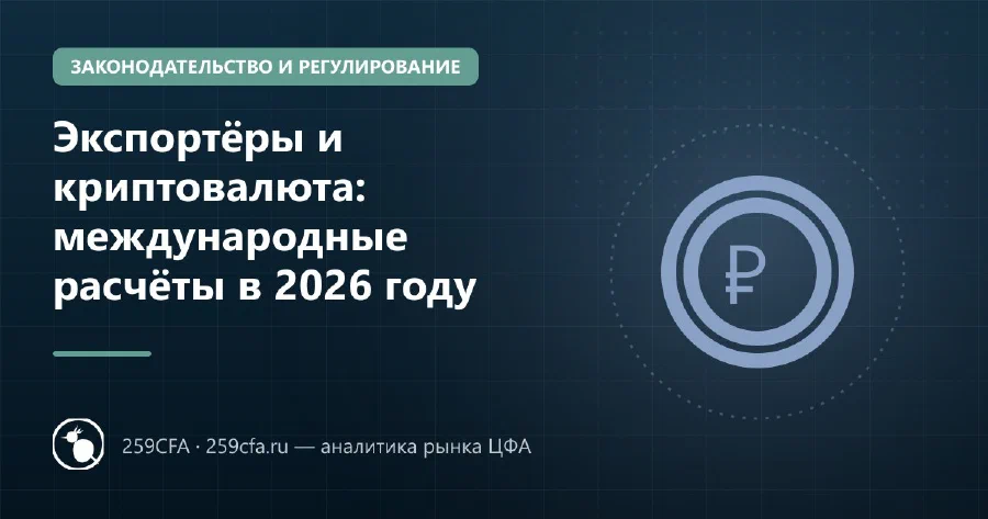 Экспортёры и криптовалюта: международные расчёты в 2026 году