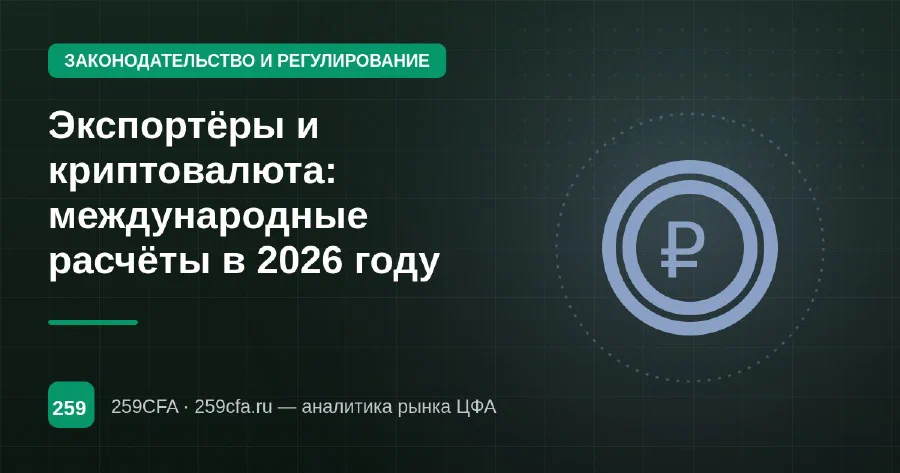 Экспортёры и криптовалюта: международные расчёты в 2026 году