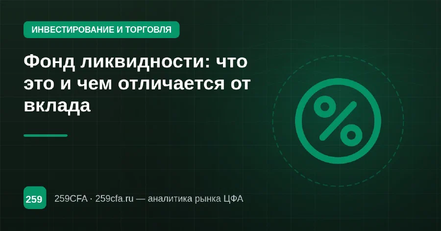 Фонд ликвидности: что это и чем отличается от вклада