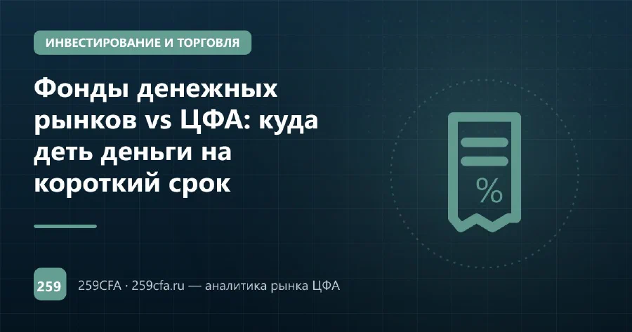 Фонды денежных рынков vs ЦФА: куда деть деньги на короткий срок