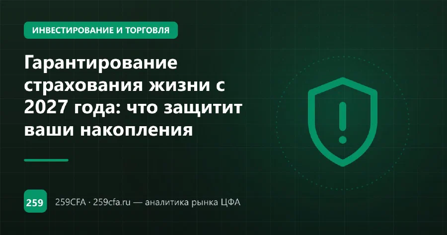 Гарантирование страхования жизни с 2027 года: что защитит ваши накопления