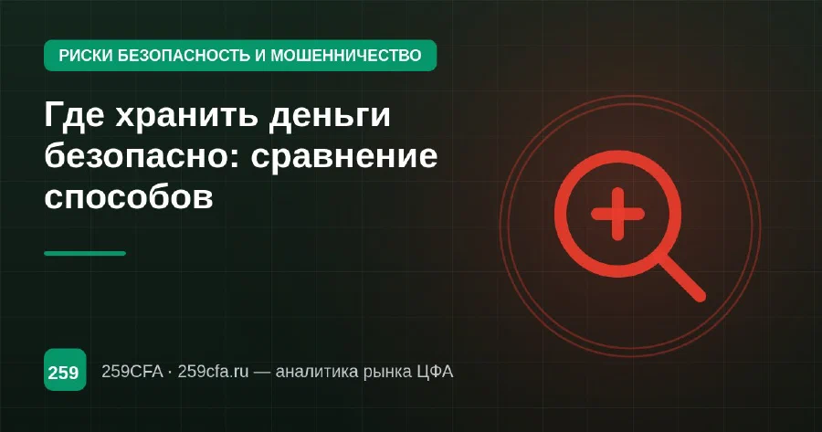 Где хранить деньги безопасно: сравнение способов