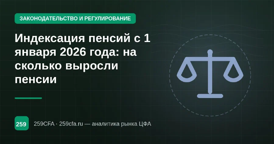 Индексация пенсий с 1 января 2026 года: на сколько выросли пенсии