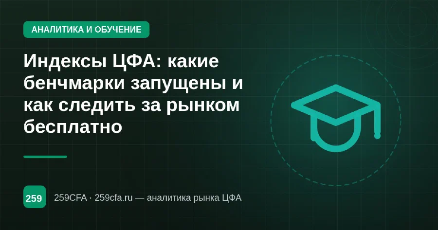 Индексы ЦФА: какие бенчмарки запущены и как следить за рынком бесплатно