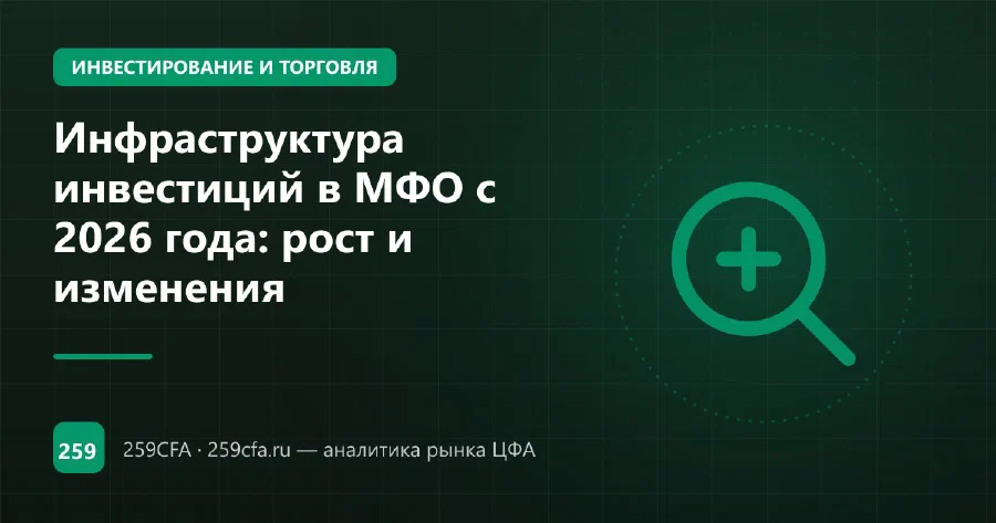 Инфраструктура инвестиций в МФО с 2026 года: рост и изменения