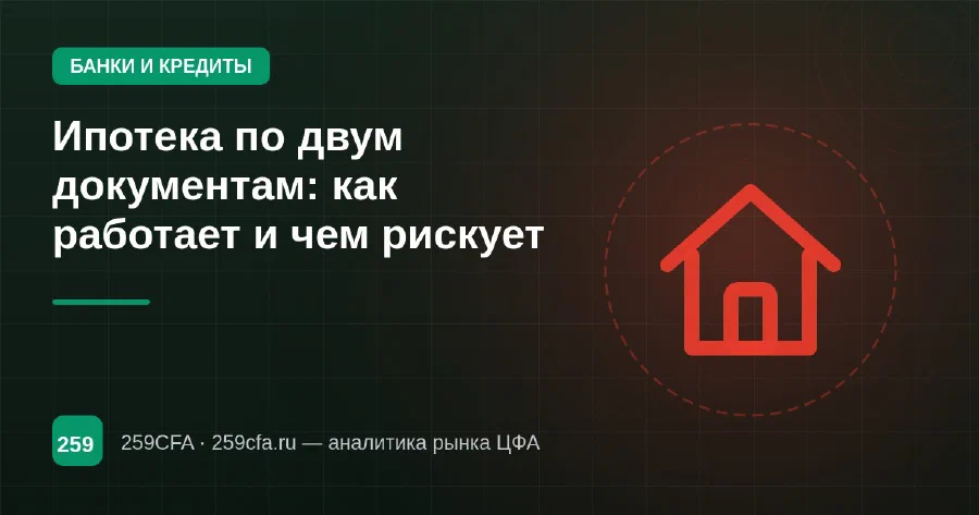 Ипотека по двум документам: как работает и чем рискует