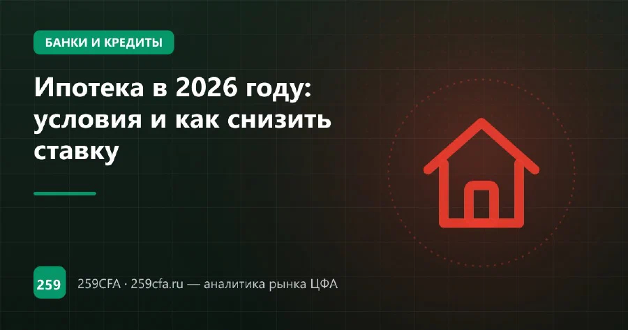 Ипотека в 2026 году: условия и как снизить ставку