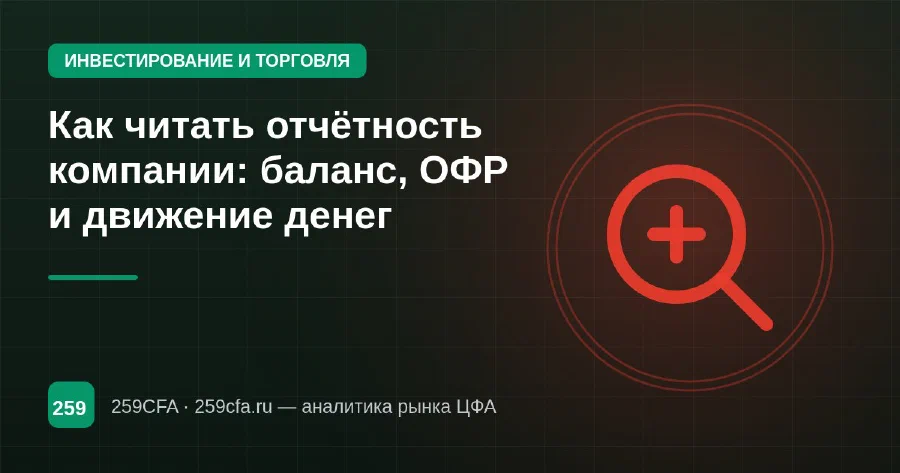 Как читать отчётность компании: баланс, ОФР и движение денег