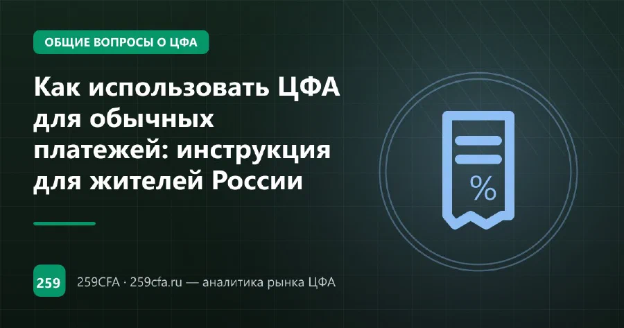 Как использовать ЦФА для обычных платежей: инструкция для жителей России