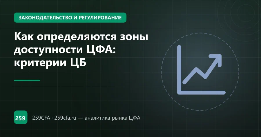 Как определяются зоны доступности ЦФА: критерии ЦБ