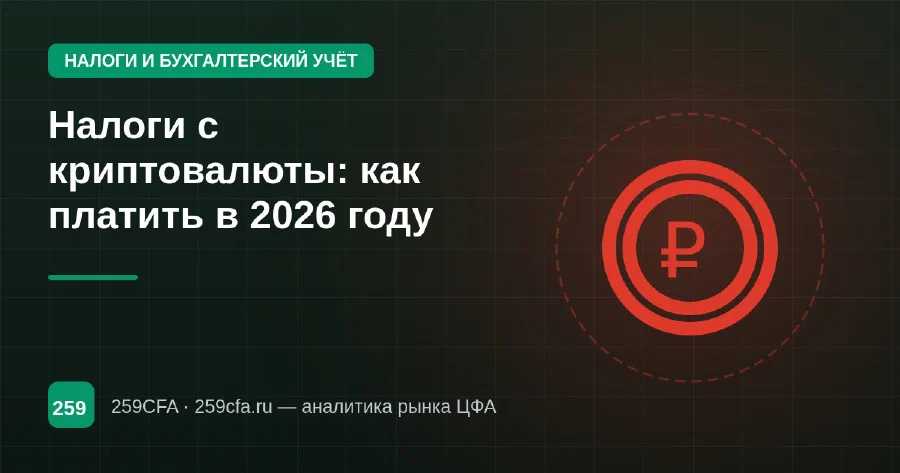 Налоги с криптовалюты: как платить в 2026 году