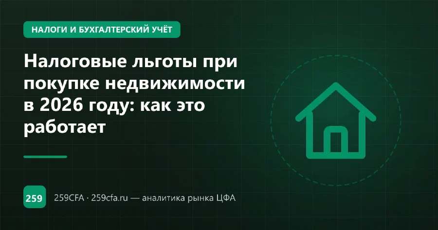 Налоговые льготы при покупке недвижимости в 2026 году: как это работает
