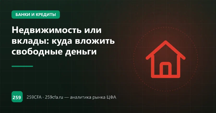 Недвижимость или вклады: куда вложить свободные деньги