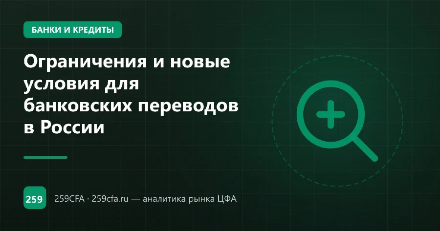 Ограничения и новые условия для банковских переводов в России
