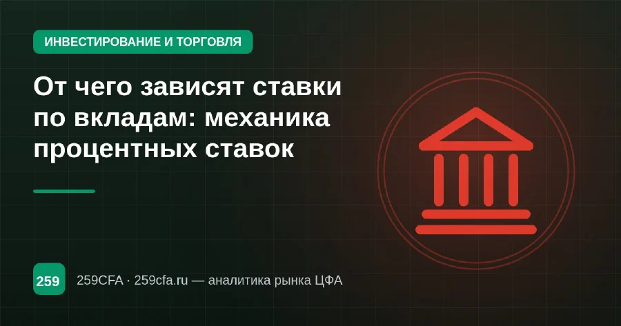 От чего зависят ставки по вкладам: механика процентных ставок