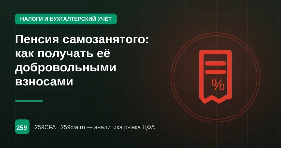 Пенсия самозанятого: как получать её добровольными взносами