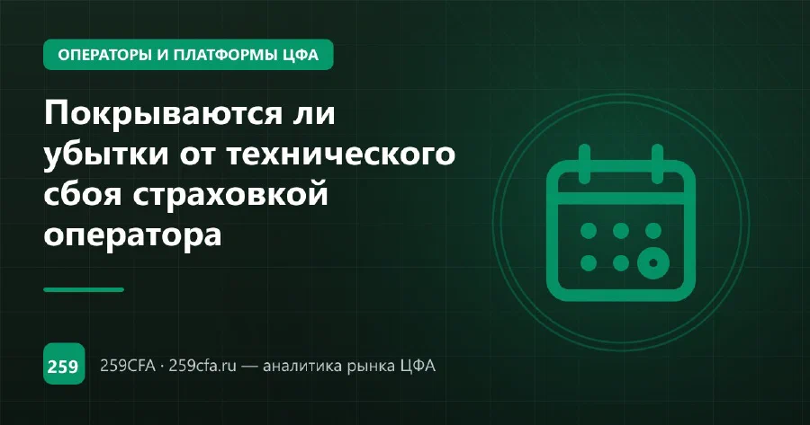 Покрываются ли убытки от технического сбоя страховкой оператора