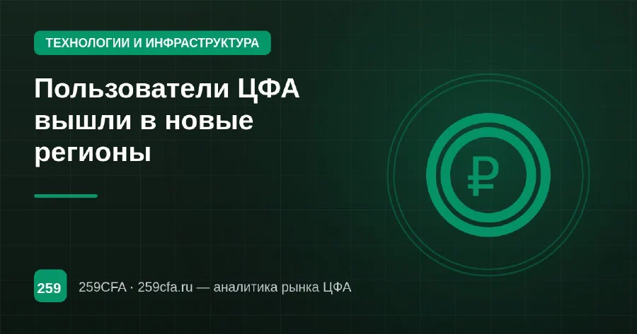 Пользователи ЦФА вышли в новые регионы