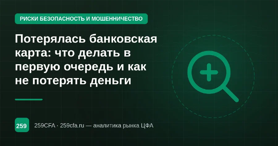 Потерялась банковская карта: что делать в первую очередь и как не потерять деньги