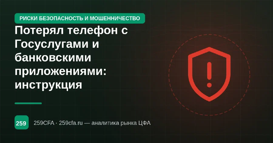 Потерял телефон с Госуслугами и банковскими приложениями: инструкция