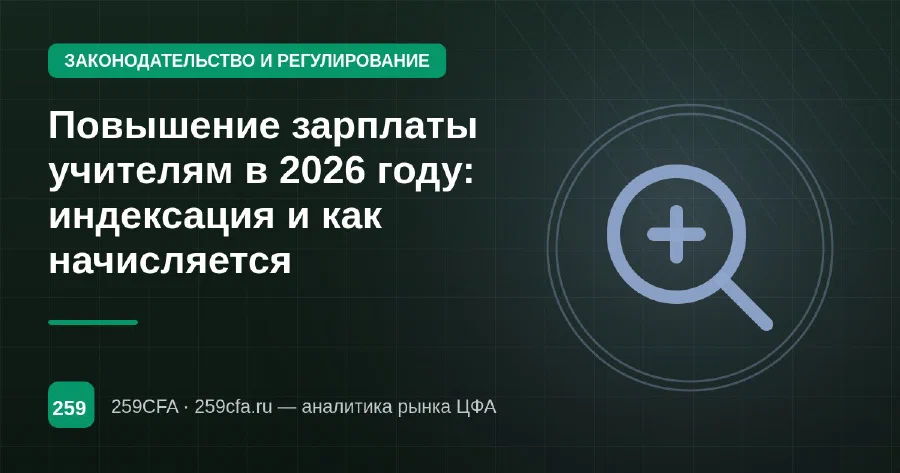 Повышение зарплаты учителям в 2026 году: индексация и как начисляется
