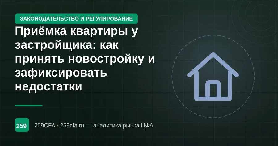 Приёмка квартиры у застройщика: как принять новостройку и зафиксировать недостатки
