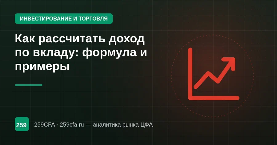 Как рассчитать доход по вкладу: формула и примеры