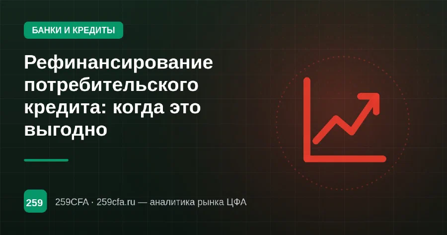 Рефинансирование потребительского кредита: когда это выгодно