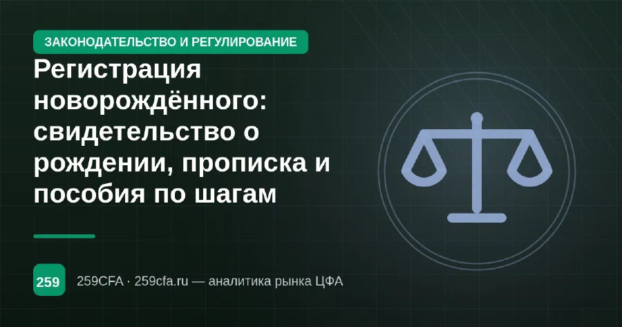 Регистрация новорождённого: свидетельство о рождении, прописка и пособия по шагам