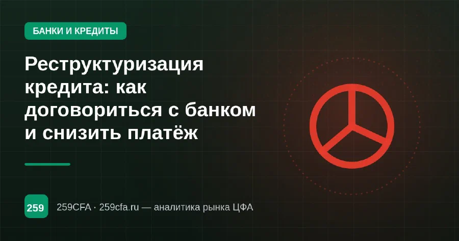 Реструктуризация кредита: как договориться с банком и снизить платёж