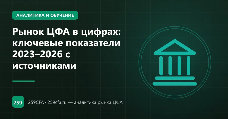 Рынок ЦФА в цифрах: ключевые показатели 2023–2026 с источниками