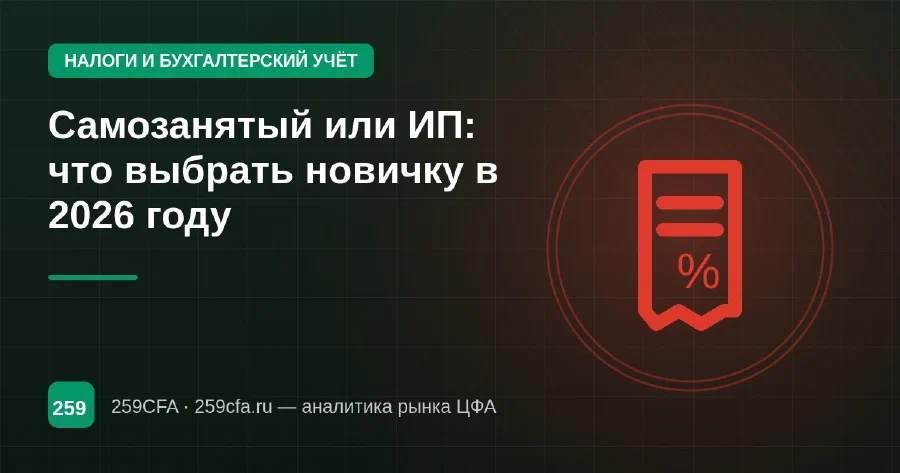 Самозанятый или ИП: что выбрать новичку в 2026 году