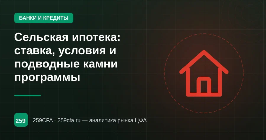Сельская ипотека: ставка, условия и подводные камни программы